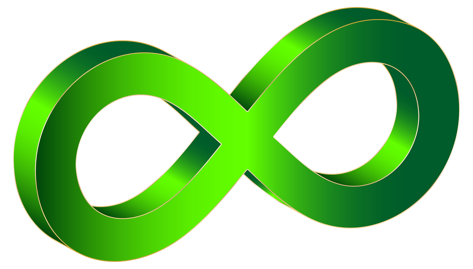 Green Infinity Symbol