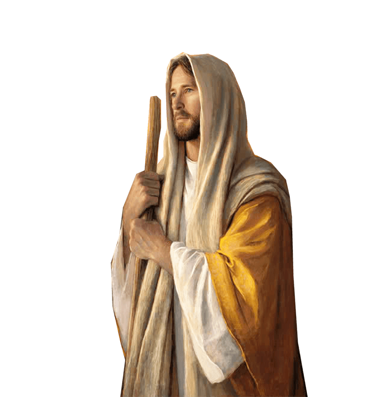 Jesus Sideview Looking