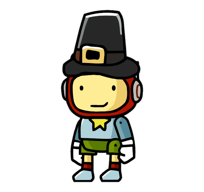Scribblenauts Maxwell With Pilgrim Hat
