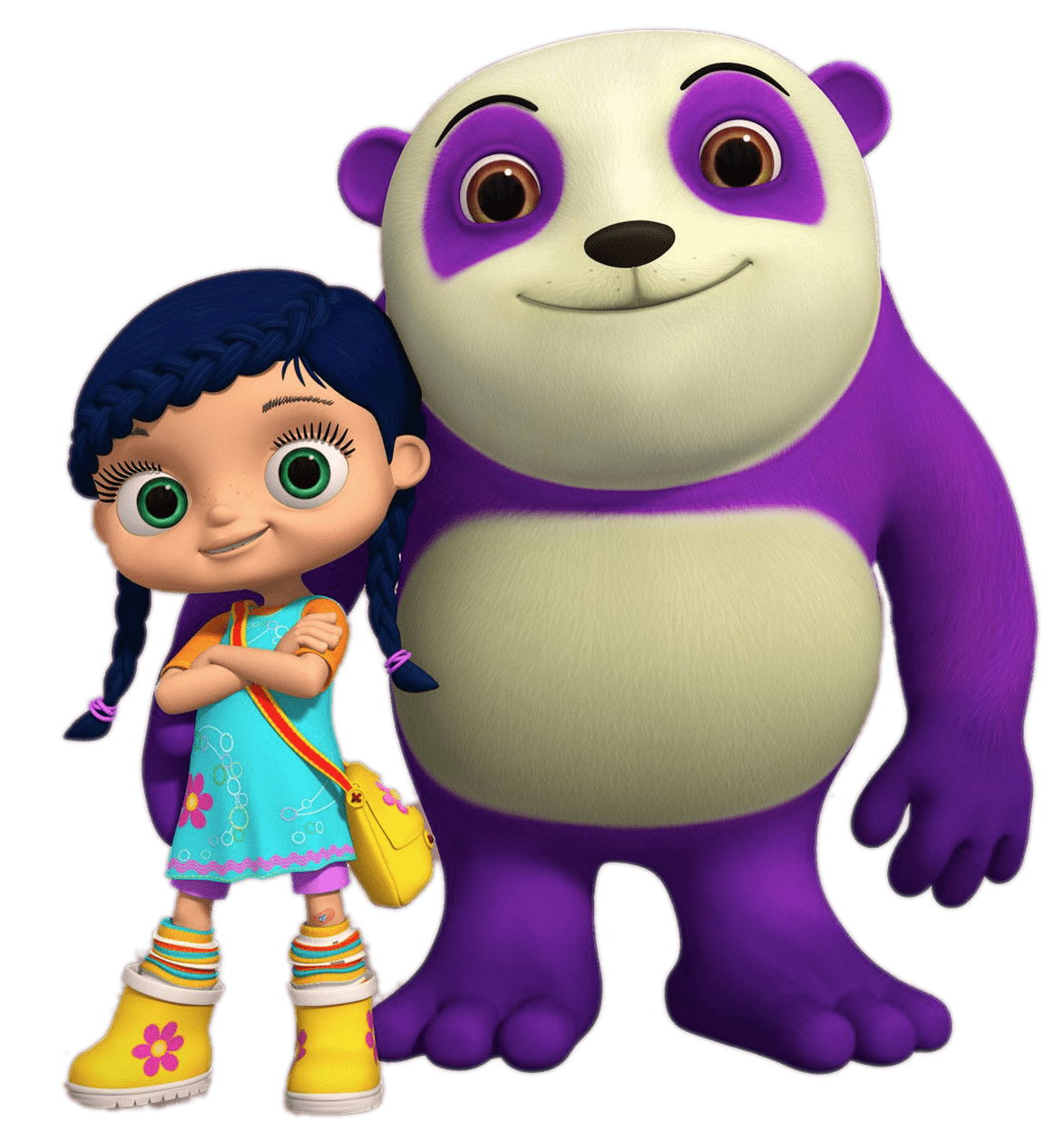 Wissper and Dan the Panda