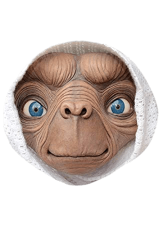 E.T. The Extra-Terrestrial Head in Blanket