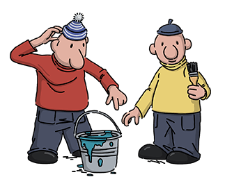 Pat & Mat Painting Cartoon