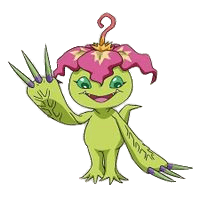 Digimon Character Palmon Waving