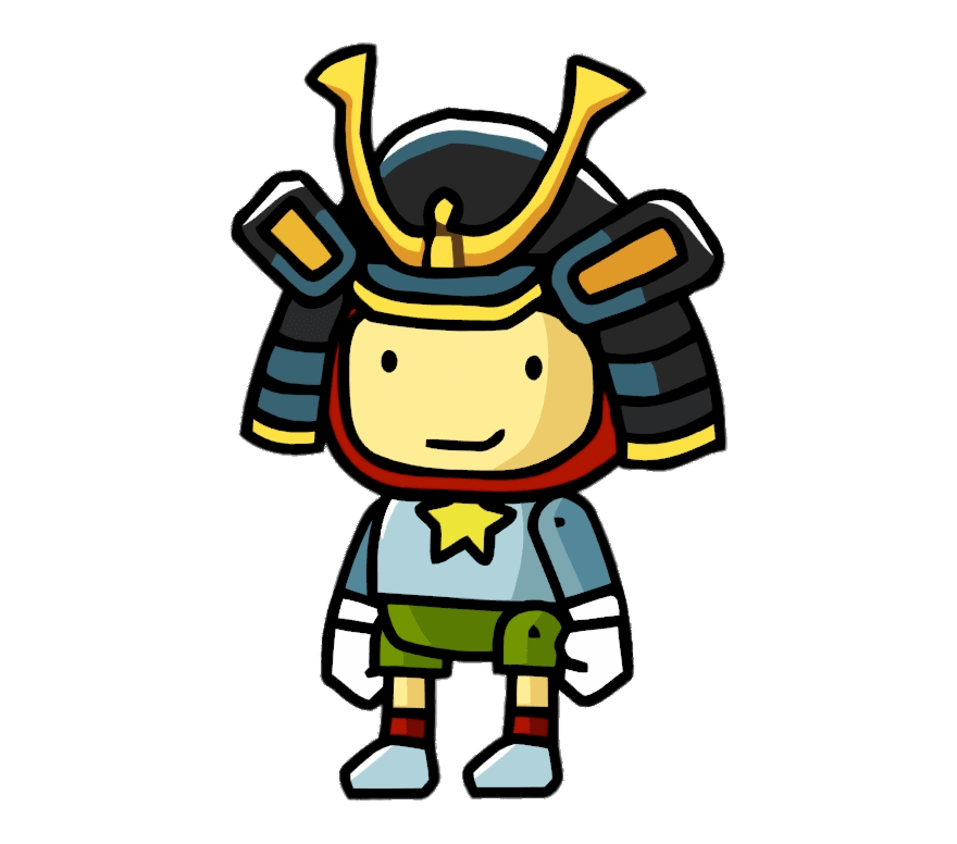 Scribblenauts Maxwell With Samurai Helmet