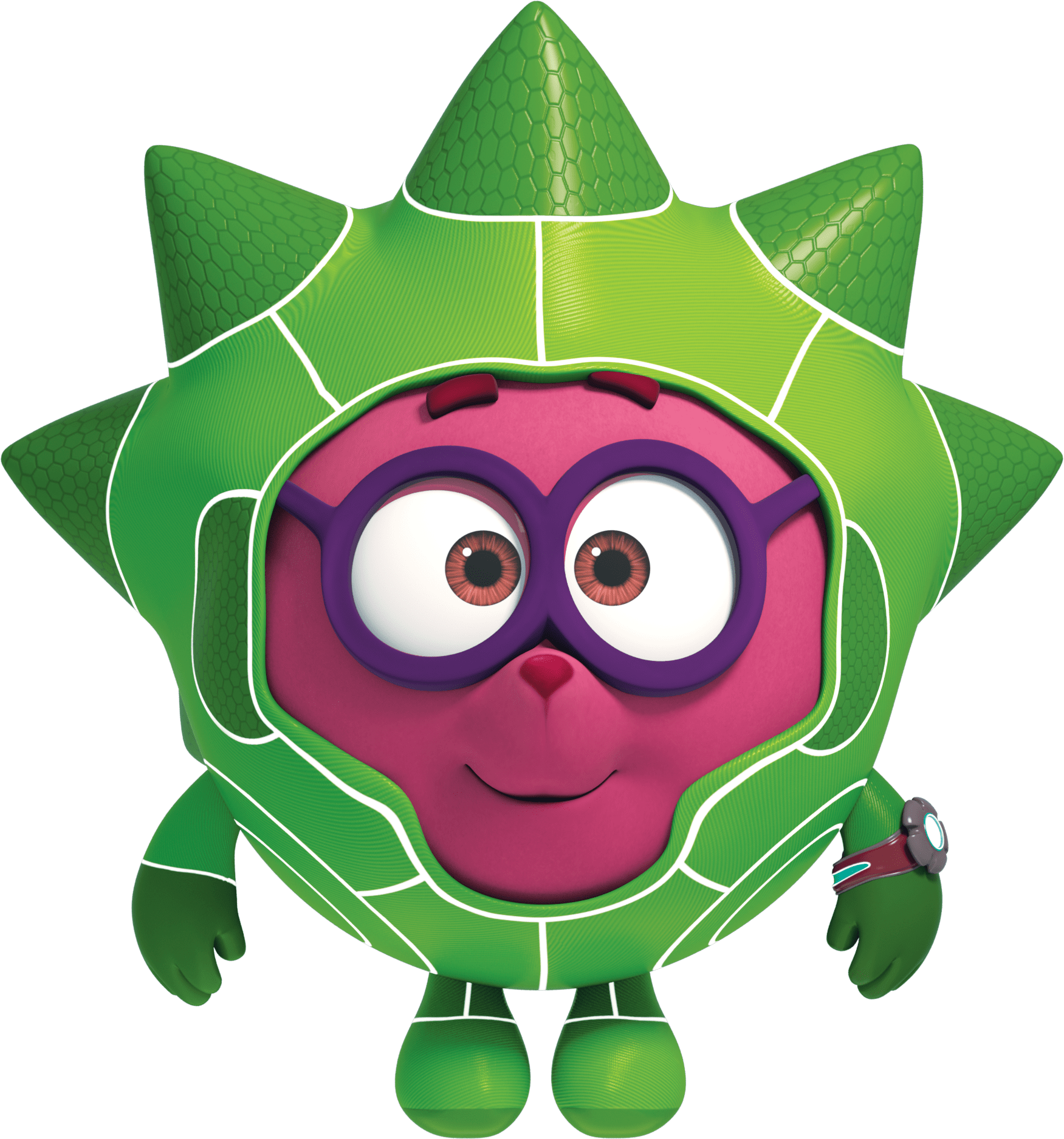 Kikoriki Chiko In Suit Front View