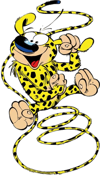 Marsupilami Holding Ear
