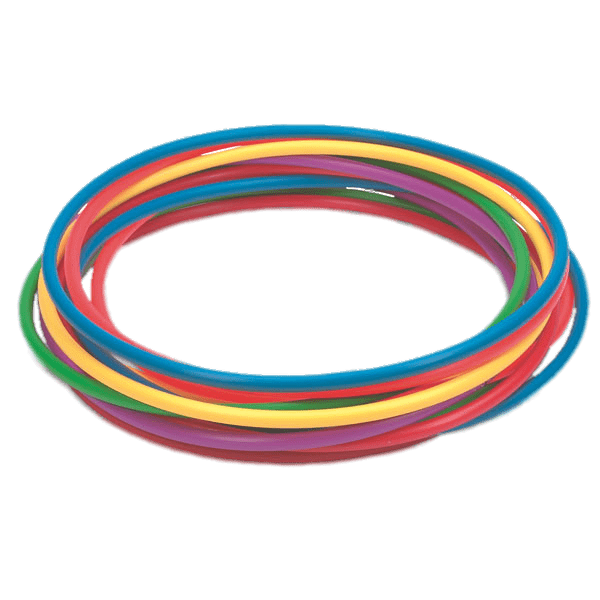 Coloured Plastic Hula Hoops