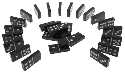 Standing Domino Blocks