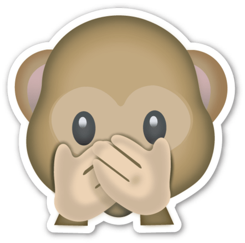 Monkey Hidden Face Emoji