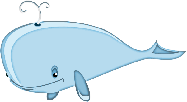 Cartoon Whale Clipart