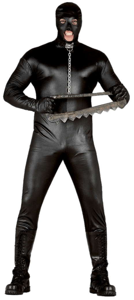 Rubber Man Suit with false saw