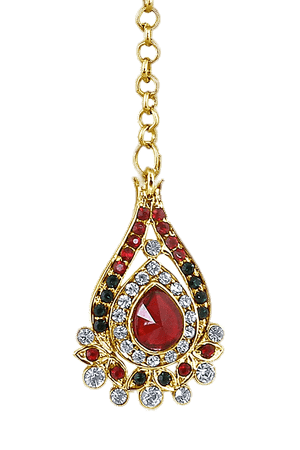 Stone Inlay Maang Tikka