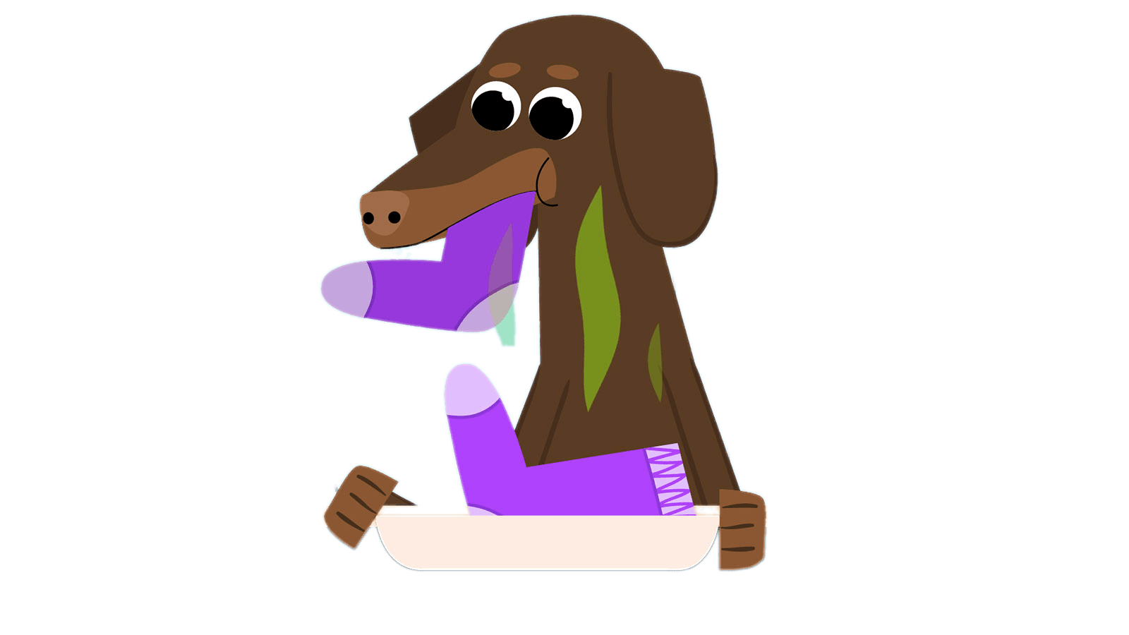 The Pets Factor Dog Eating Sock