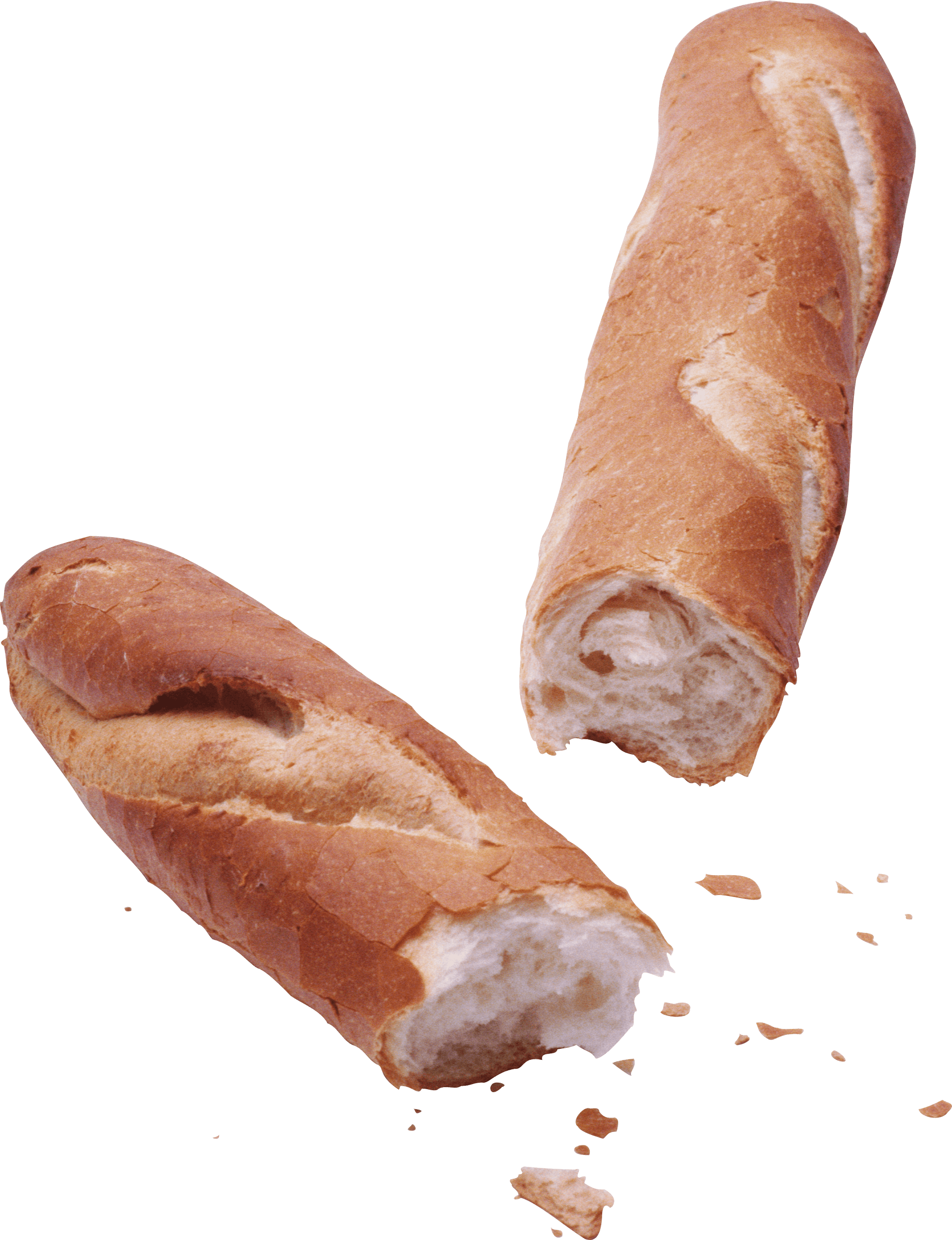Bread Baguette Cut
