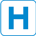 White Hospital Sign