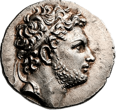 Perseus front of coin