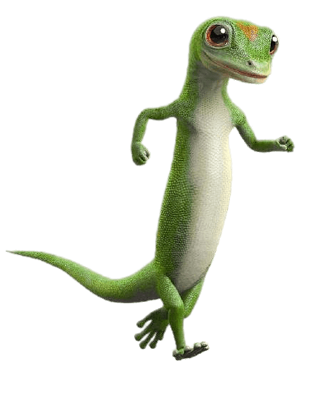 Geico Gecko Running