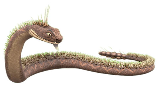 Zafari character Spike the spiky snake