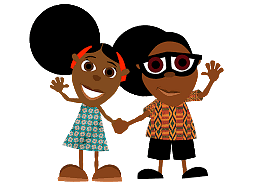 Fino and her brother Bino