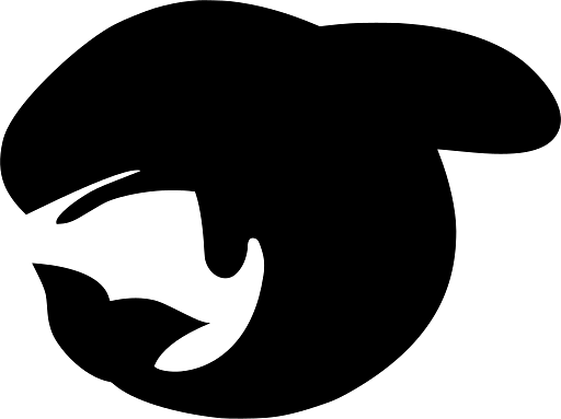 Silhouette of a Whale