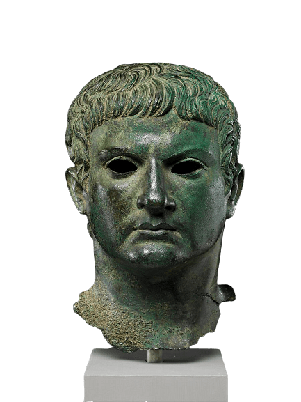 Bronze portrait of a man