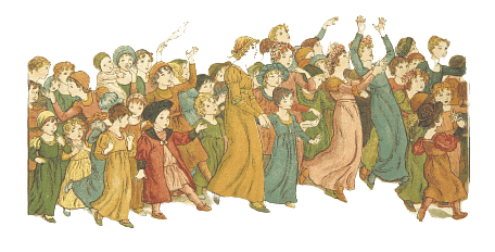 Group Of Medieval People