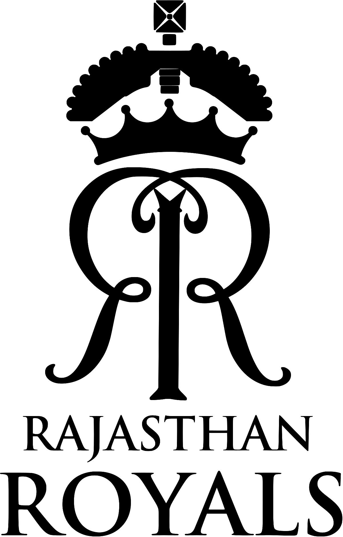 Rajasthan Royals logo black