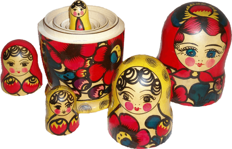Multiple Russian Dolls