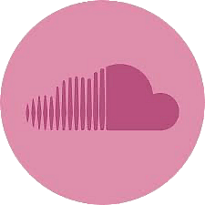 Soundcloud pink logo round