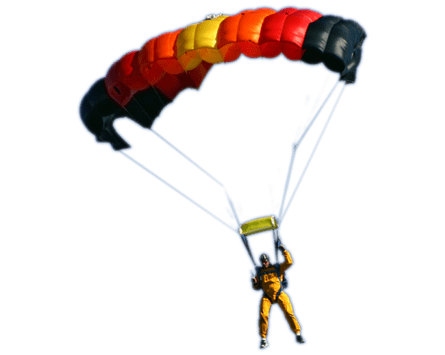 Colourful Parachute