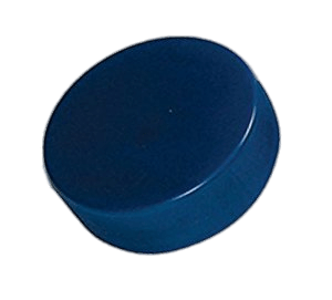 Blue Ice Hockey Puck