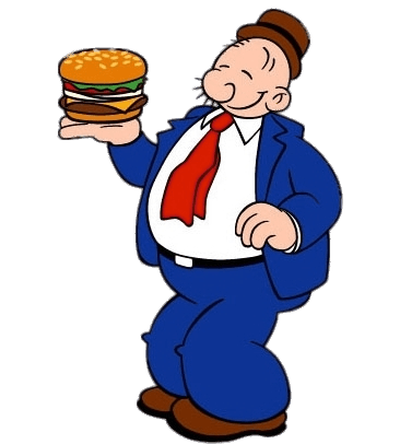 Wimpy Holding Hamburger