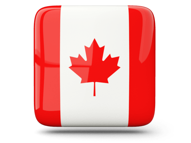 Canada Flag Icon Square