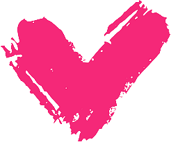 Veganuary pink heart 