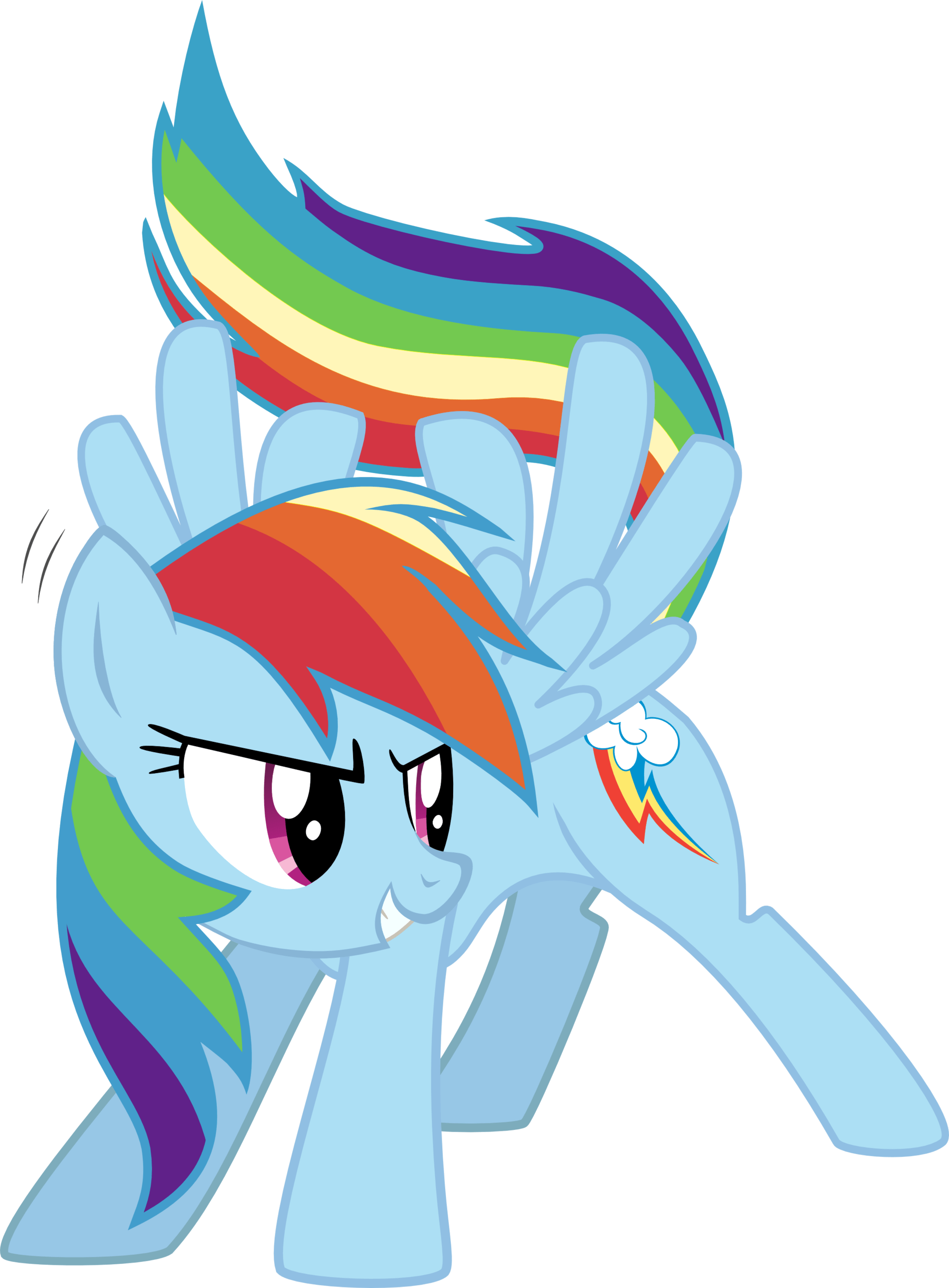 Rainbow Dash Angry