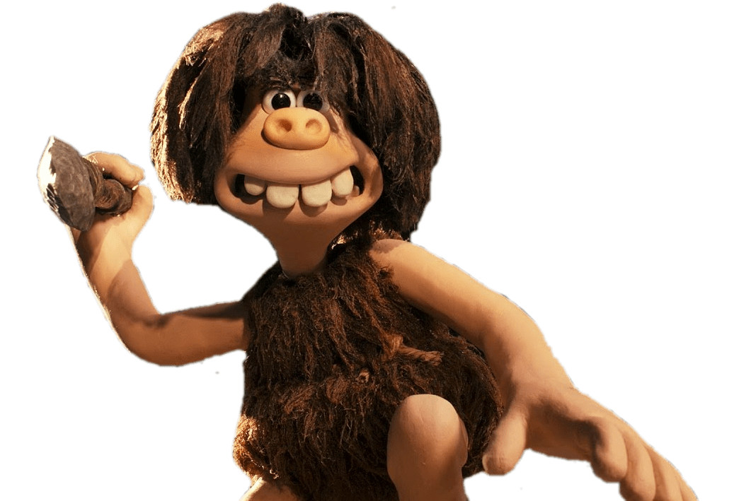 Early Man Dug With Spear