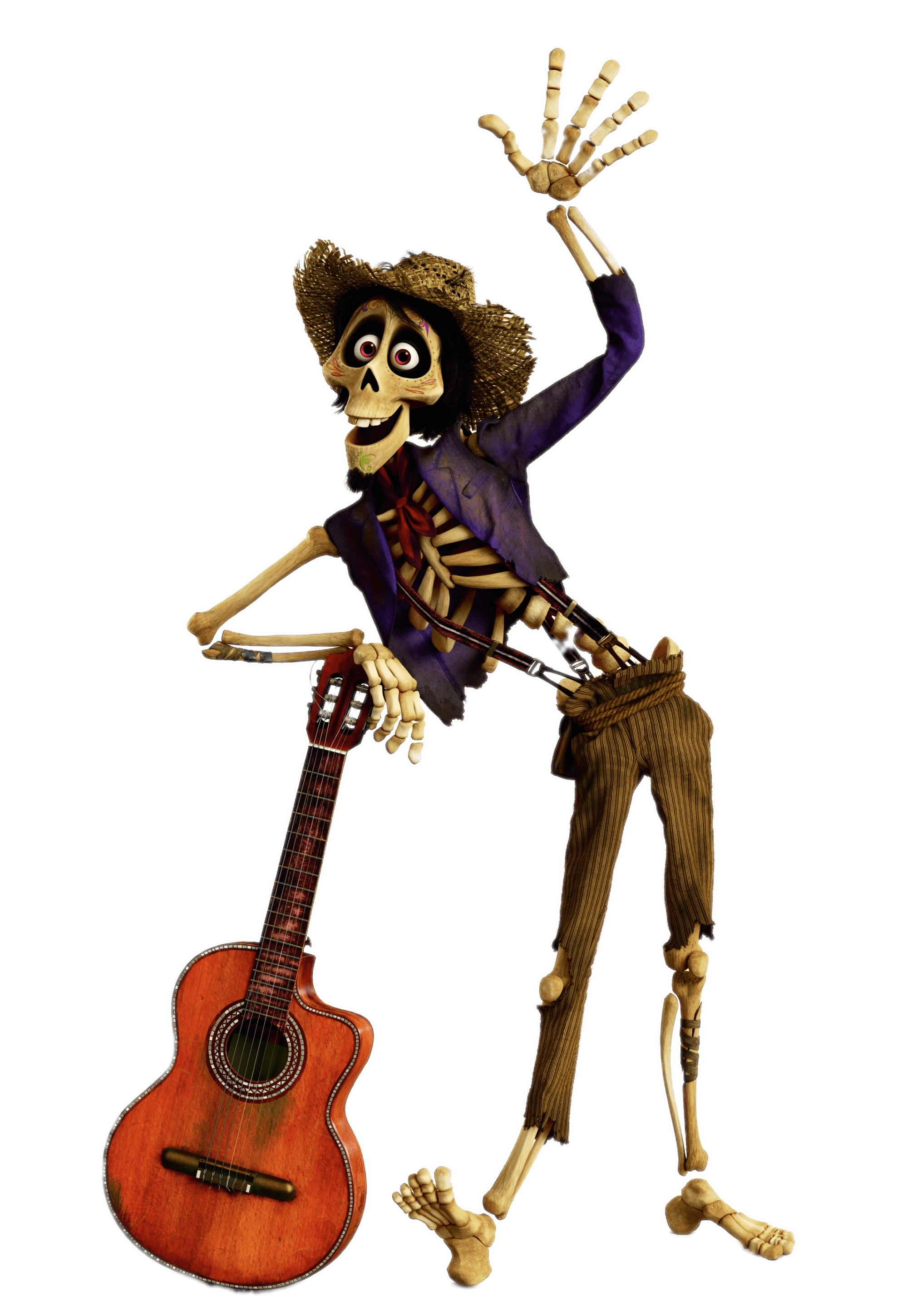 Hector Leaning on Guitar