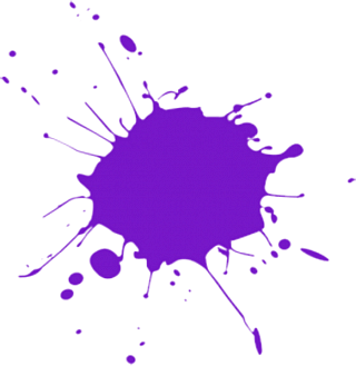 Purple Paintball Splatter