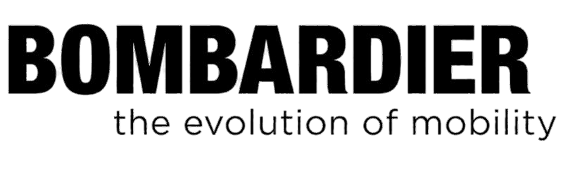 Bombardier logo and slogan