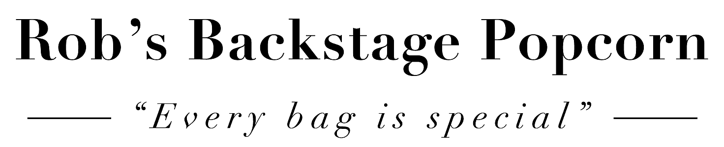 Rob's Backstage Popcorn 