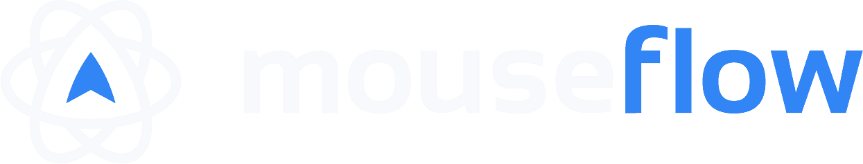 Mouseflow white logo landscape