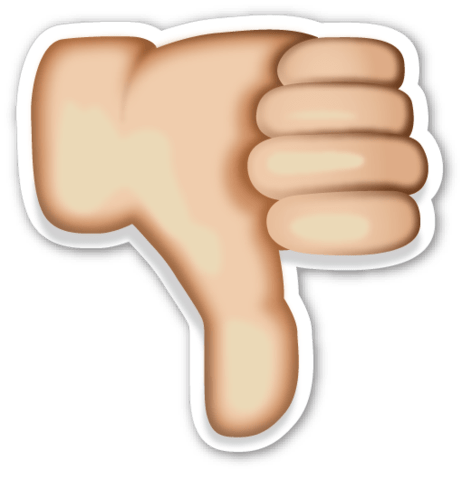 Thumb Down Emoji