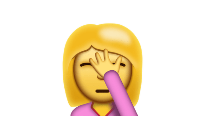 Facepalm Woman Emoji
