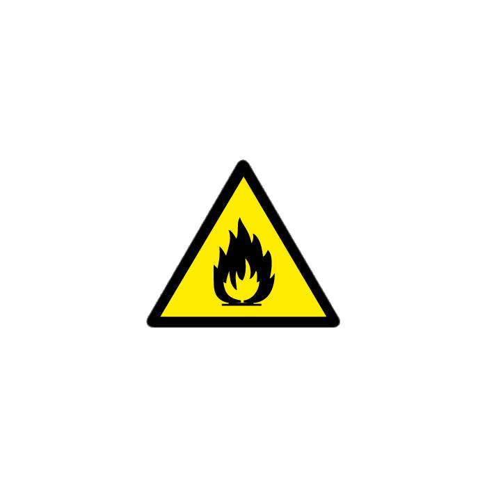Flammable Material Safety Sign