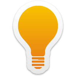 Bulb Icon Sticker