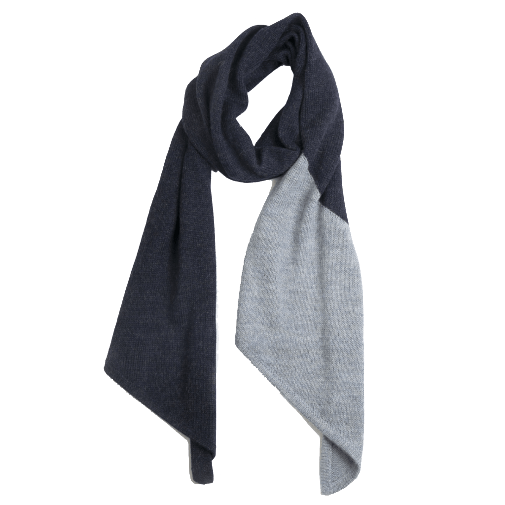 Blue Grey Scarf