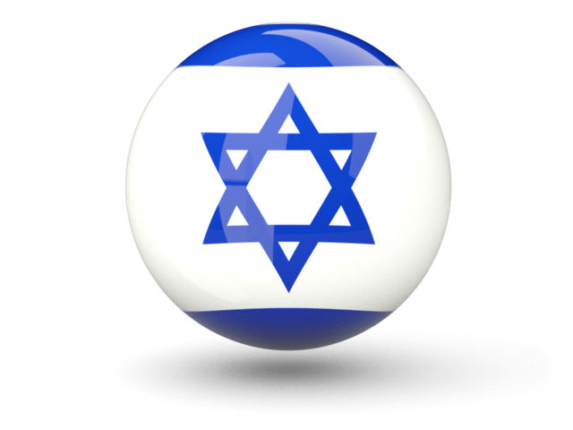 Israel Flag Circle Icon