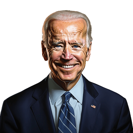 Joe Biden Close Up Portrait