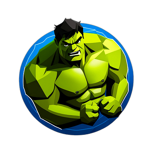 Hulk Character - App Icon  - Fan Art