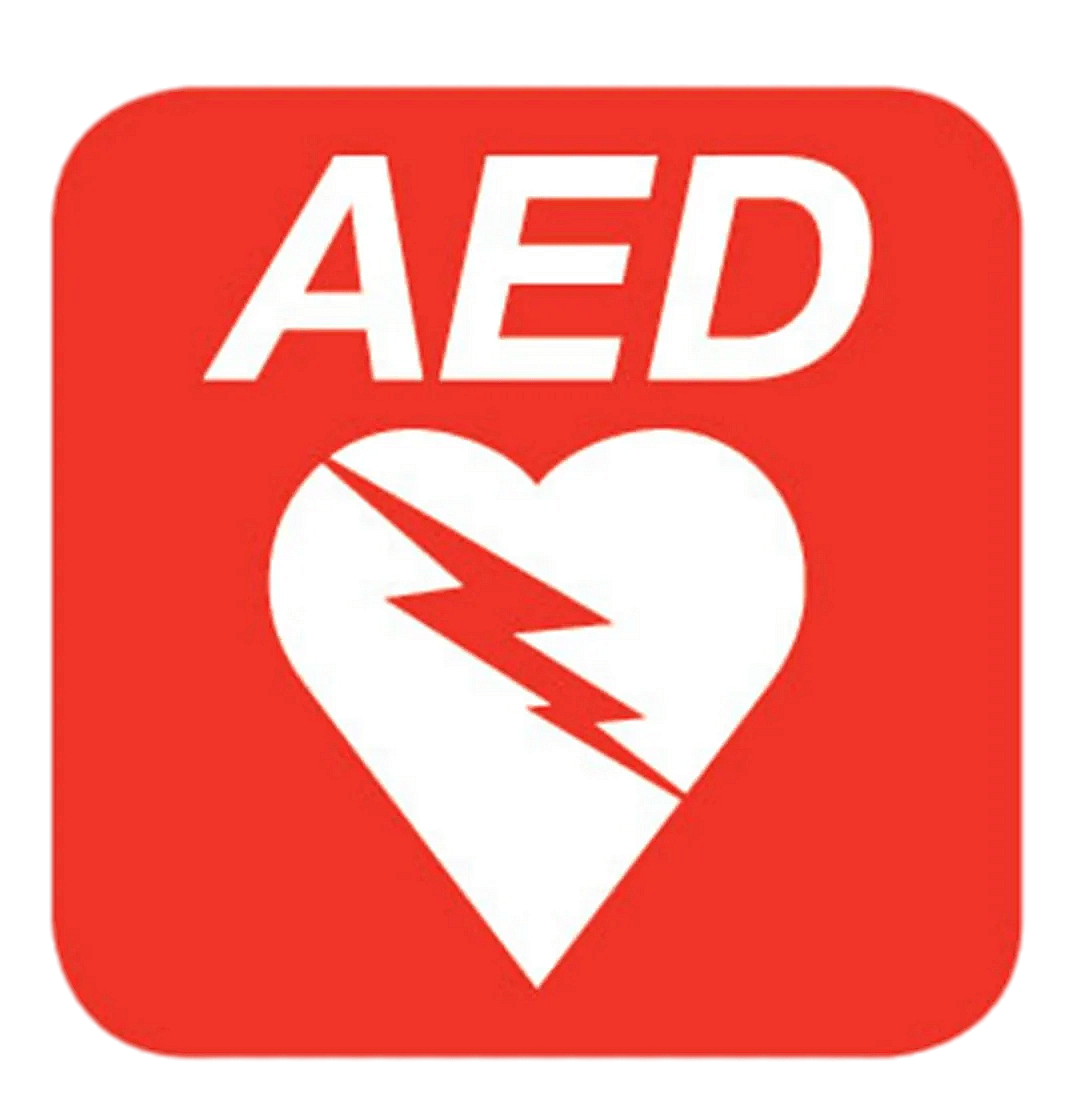 AED Red Square Sign